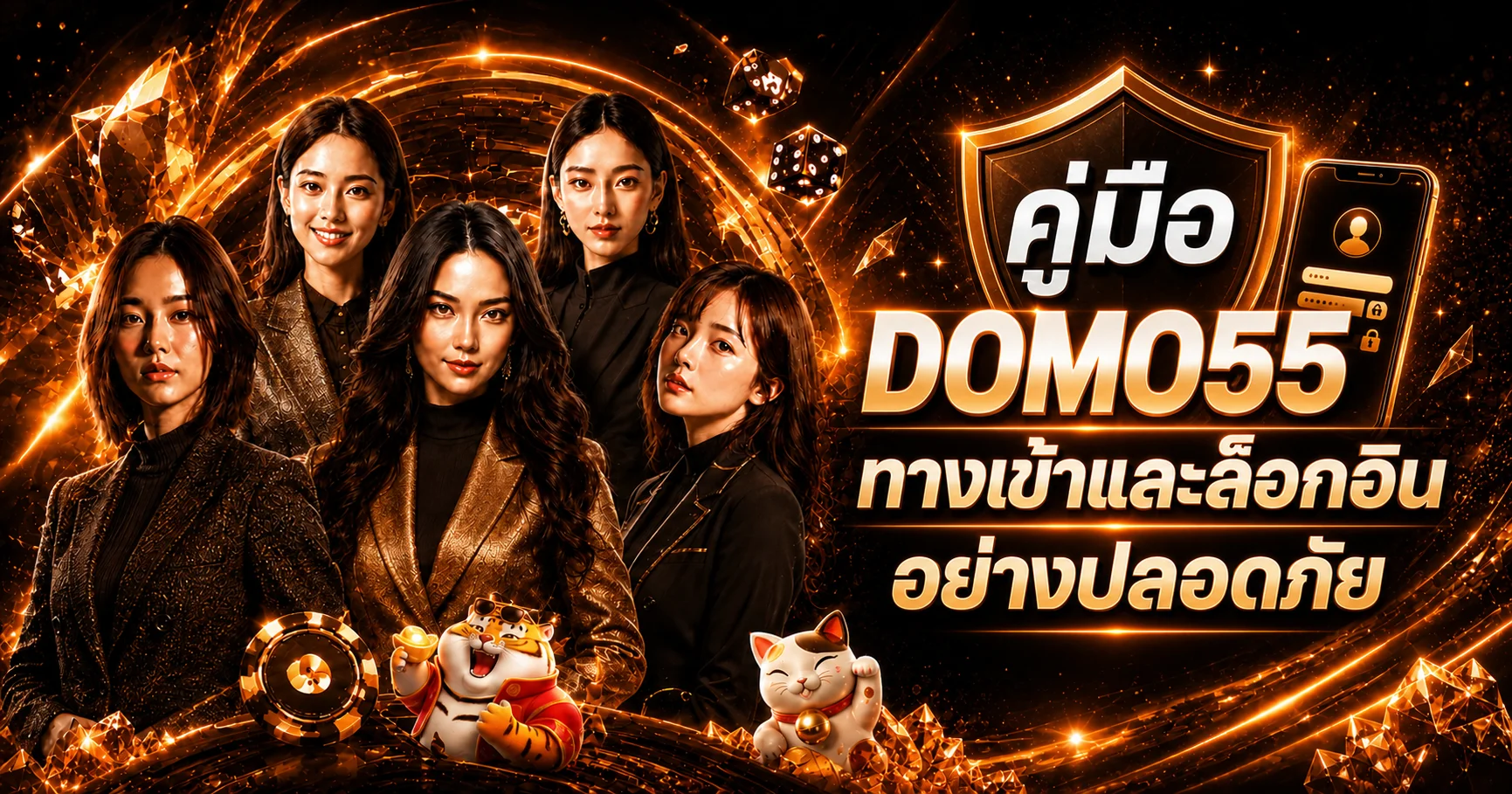 คู่มือ DOMO55 ทางเข้าและ Login อย่างปลอดภัย